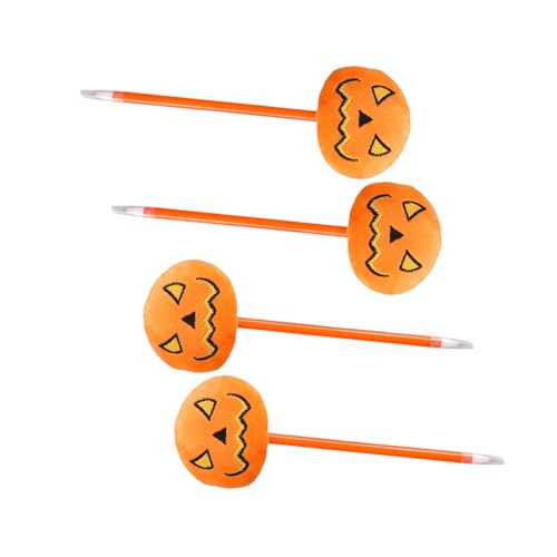 4 個ハロウィンカボチャゲルペン学校文具オフィス用品ハロウィンパーティー用品大人学生ライティング文具セット