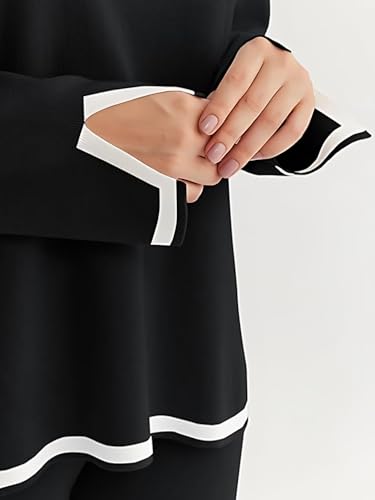 Image of Women's Winter Woolen Sweater with Pajama | Warm Winter Wear Cord Set | Woolen Tracksuit Loungewear Set