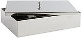 Acero inoxidable Teqler 124093 caja para instrumental, pequeña, 21 cm x 10 cm x 7 cm