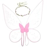 Cosplay-kostüm für mädchen – kann auch ein besonderes foto-requisit sein, das ihre fotos kreativer und unvergesslicher macht, feenflügel für mädchen