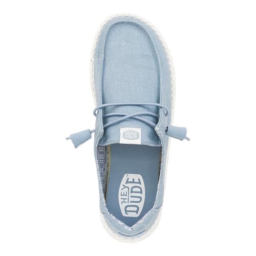 Image of HEYDUDE Women's Wendy Stretch Canvas Slip On Shoes | Easy On Loafer