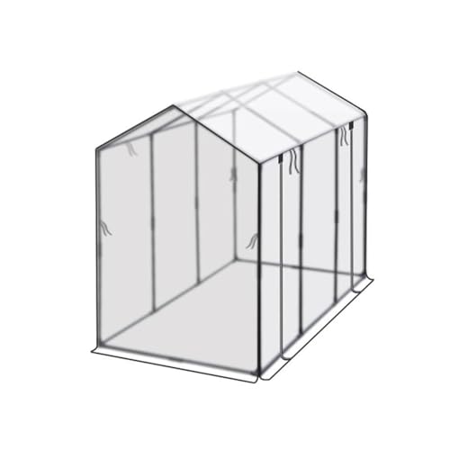 Image of Mini Greenhouse Easy Assembly Clear Tent for Backyard Outdoor Indoor Flowers 180cmx60cmx78cm