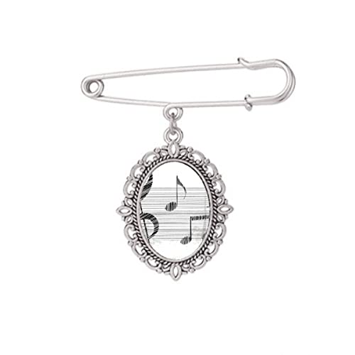 Broche classique musique M, le cadeau idéal pour gâter un musicien