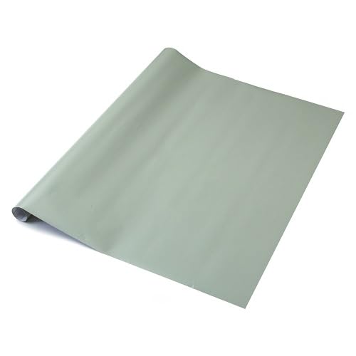 45cm x 1m up to 15m d-c-fix MATT SAGE GREEN sticky back plastic vinyl wrap film (200-3261) (45cm x 10m)