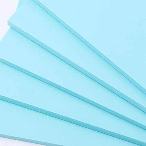 Zoenhou 5 Pcs 8.3 X 11.8 Inch Blue Large Rubber Stamp Carving Blocks, Rectangle Creative Speedy Carve Block Engraving Crafts #TOP3