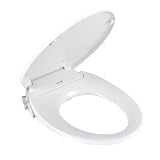 Umyder Bidet Toilet Seat Non-Electric,Fits Elongated Toilets,Self-Cleaning Dual Nozzle System for Front & Rear Wash, Quiet&Slow Close Toilet Seat&Lid, Adjustable Water Pressure,White
