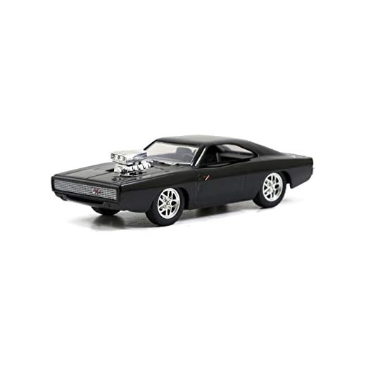 Jada Toys Fast & Furious 1:55 Dom's Dodge Charger R/T Build N' Collect Die -cast Model Kit, Toys for Kids and Adults