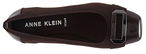 Image of Anne Klein Uplift Flats for Women - Textile Upper and Lining - Stretch Collar - 90 Flexibility - Square Cap Toe
