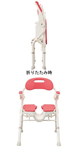 Amazon.co.jp: 安寿 折りたたみシャワーベンチHPフィット ブルー 536