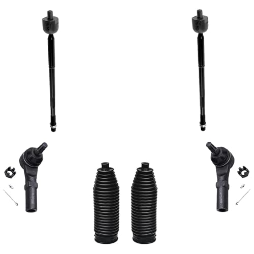 Image of Detroit Axle - RWD Front End Kit for 2011-2014 Chrysler 300 Dodge Charger Challenger 4 Lower Control Arms 2 Sway Bar Links 2 Lower Ball Joints 4 Inner & Outer Tie Rods 2 Boots 2012 2013 Replacement