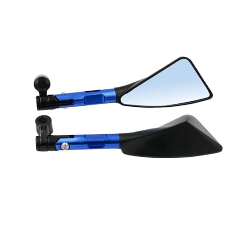 Rétroviseurs moto triangulaires haut de gamme avec miroir antireflet pour guidon