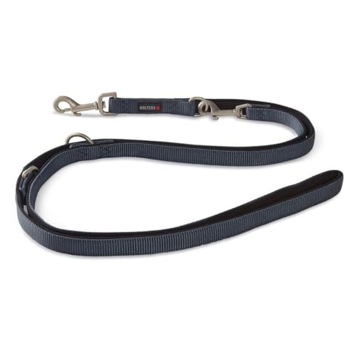 Wolters Führleine Professional Comfort, Farbe:Graphit/schwarz, Größe:M 300 cm x 15 mm (extra lang)