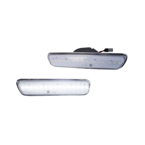 TIUBIDBA Clear Front/Rear Bumper Side Marker Lights Black ABS Housing Bulbs 1999-2003 for Lexus for RX300 Base 1999-2003 -40-60 Centigrade Degree-Work Temperature W5W (168)-Bulb Shape Code