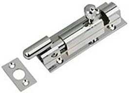 Chrome Plated 75mm x 25mm Necked Barrel Bolt 4002