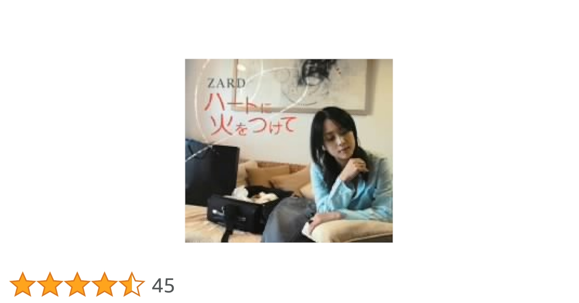 ZARD ハートに火をつけて 組み立て式POP ZARD ハートに火をつけ