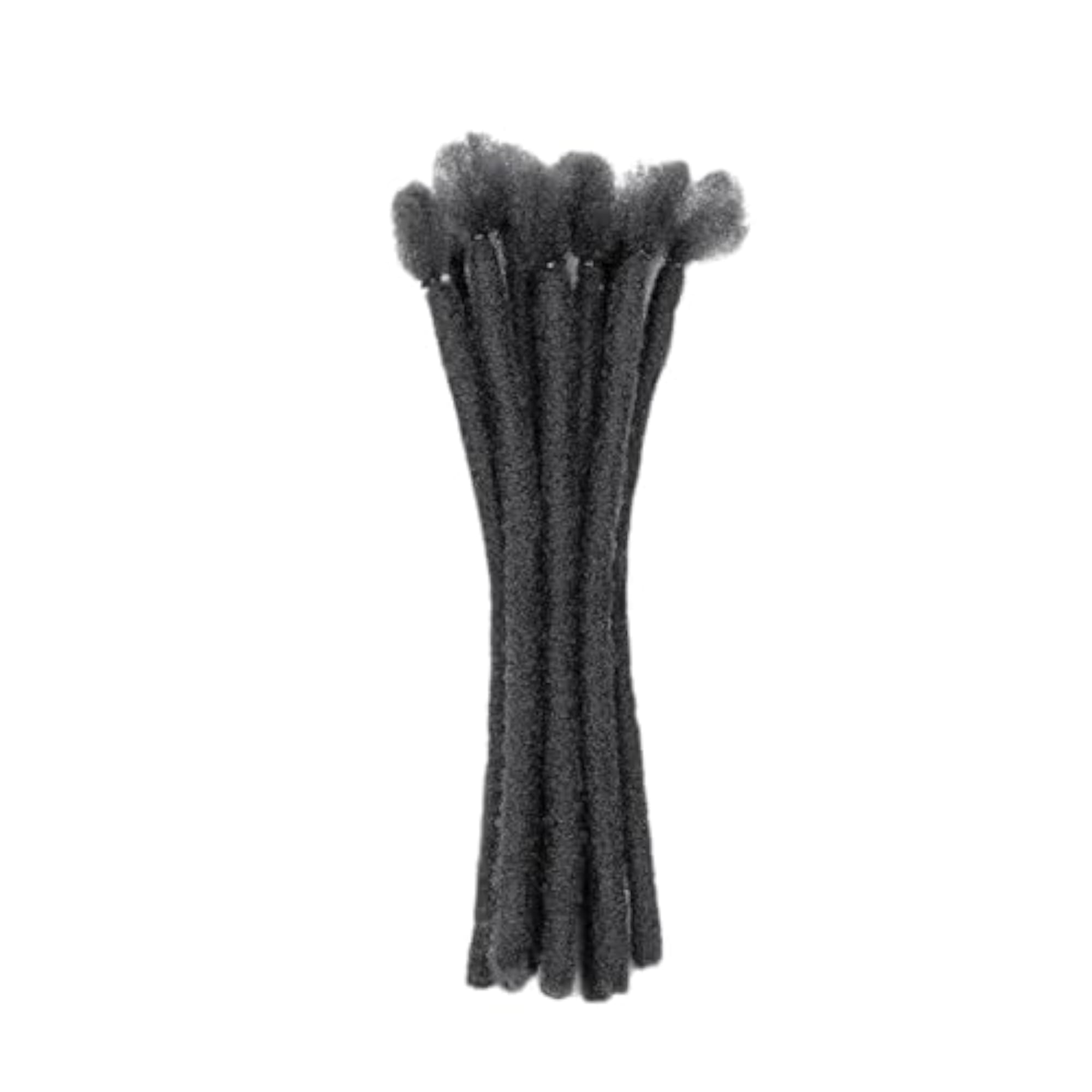 10x Hair Extensions 7.87inch Twist Braid for Men Cosplay, Black