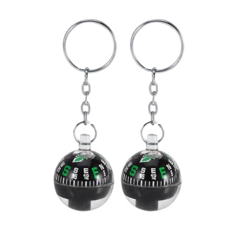 Brújulas Esféricas Compactas para Llavero 2 Unidades miniatura 1