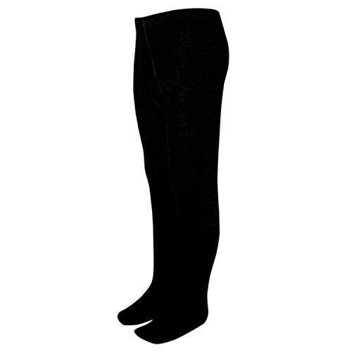 Girls Combed Cotton Tights Color : BLACK, SIZE : 6 TO 8 YEARS2
