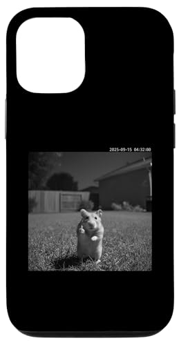 Funny Hamster Flipping Off Middle Finger On Security Camera X}zP[X iPhone 12/12 Pro p