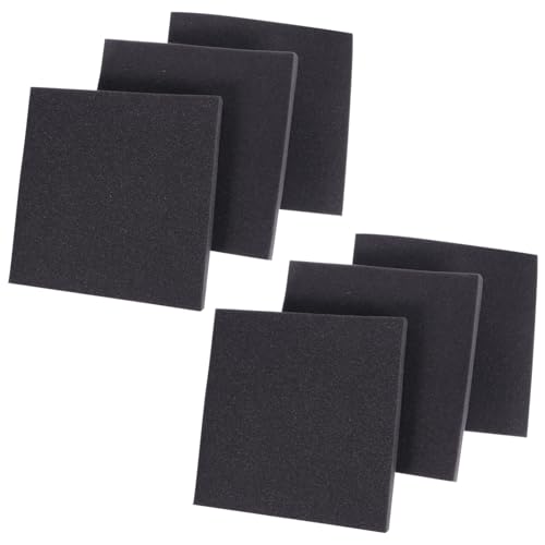 MUELODSIC 6Pcs Soundproof Wall Panel Acoustic Foams High-Density Sound-Absorbing Foams Sound Insulation Fire-Resistant Wall Tile for Studio Recording and Home Soundproofing