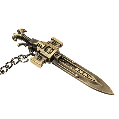 Image of Starforged Warhammer 40000 Thunderhammer & Thunderhead KeyChain Space Marines Astartes WH40 Jewelry
