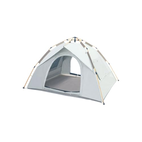 Carpa de camping portátil doble puerta y ventana miniatura 1