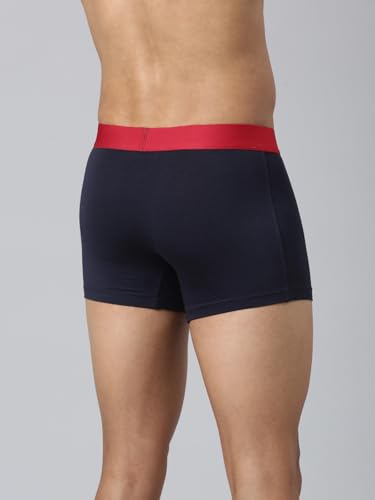 Image of Levi's 032A Trunk for Men | Supima Modal Lycra Blend | Breathable Solid Men's Underwear | 4-Way Stretch | Anti-Roll No-Dig Waistband | No Ride-Up Mid Length Fit | Stay Retention | Pack of 1