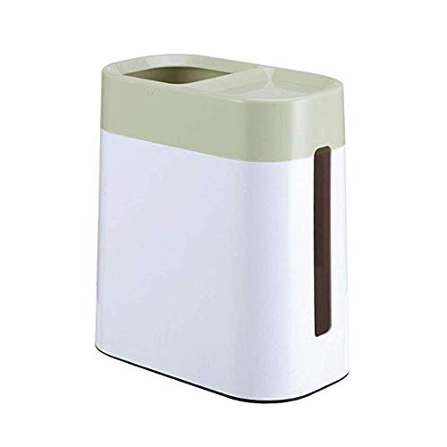 Petite corbeille à papier poubelle double fonction format compact C