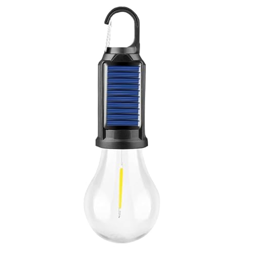 MODOAO Solar Tent Lights USB Rechargeable Led Camping Lantern ,Outdoor Hanging Light Bulbs with Clip...