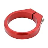 Lenker Riser Lenksäule Aluminiumklemmen für Refit Teile Elektro Motorrad Fahrrad(Red)