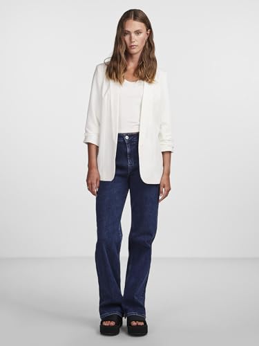 PIECES PIECES Damen Pcboss Noos 3/4 Blazer, Cloud Dancer,XXL - Designansicht 6 | TV | Video | Foto