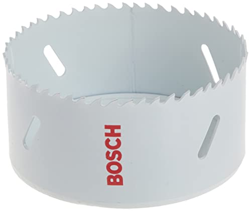 4 inch hole saw bosch - BOSCH HB400 4 In. Bi-Metal Hole Saw , White