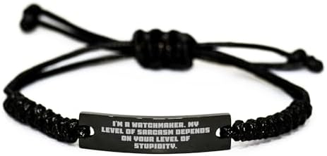 Watchmaker's Funny Rope Gift for Birthdays: Inspirational Sarcasm jewelry for Him, Her, or a Friend from You, Perfect Watchmaker-themed Accessories for Significant Others image 4