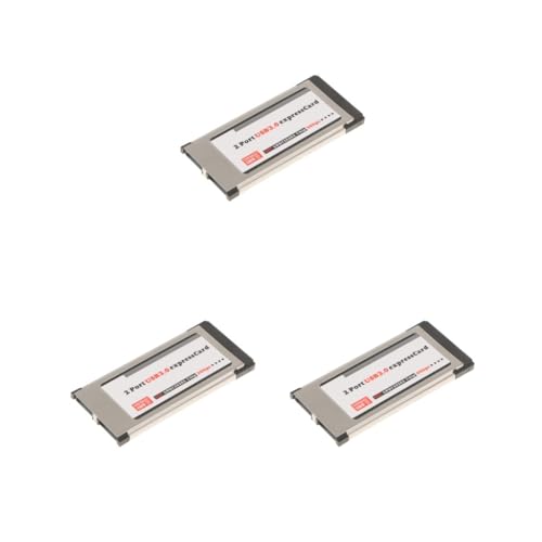 Adaptateur Express Card vers USB 3.0 NEC 34mm pour PC portable | Lot de 3