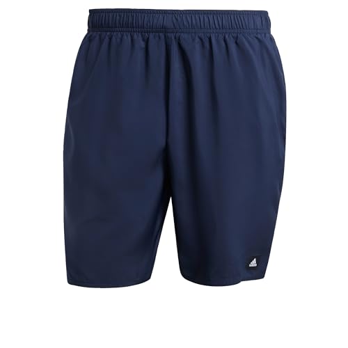 adidas Solid CLX Classic-Length Swim Shorts Bañador, Hombre, Multicolor (Legend Ink/Black), M