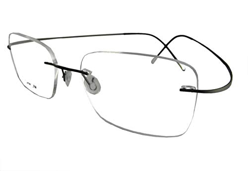 Image of Circleperson Rimless Titanium Eyeglass frames Men Hingeless Light weight 55-18-140