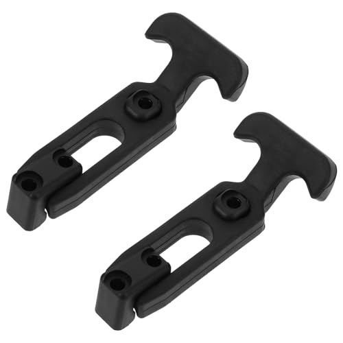 Generic 2Pcs T-Handle Hasp Latches Rubber Elastic Car Hood Catches T-Handle Draw Latches for Tool Box