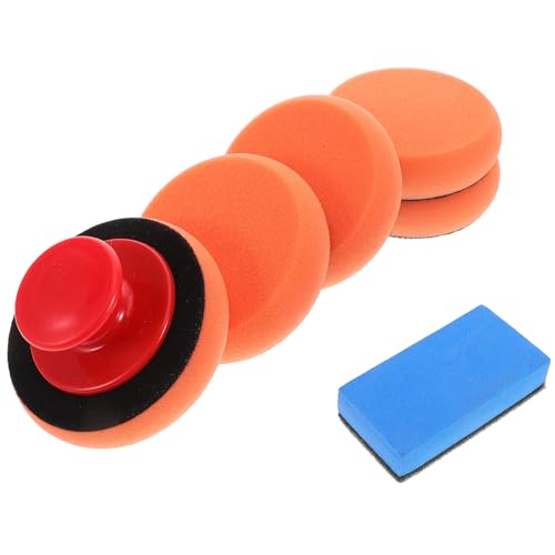 Gogogmee Spugna Lucidante Per Auto Applicatori Cera in Spugna Tamponi Lucidanti Per Rimozione Cera Lucidatura Veicoli Pulizia Superfici Veicolo Adatto Vari Modelli Auto Compatibile Tipi