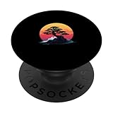 Japanische Gartenbaukunst Bonsai-Baum PopSockets mit austauschbarem PopGrip