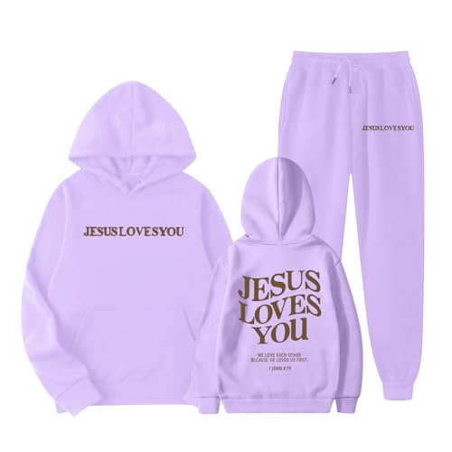 Sweat à capuche pour filles de 1 à 9 ans violet ensemble décontracté