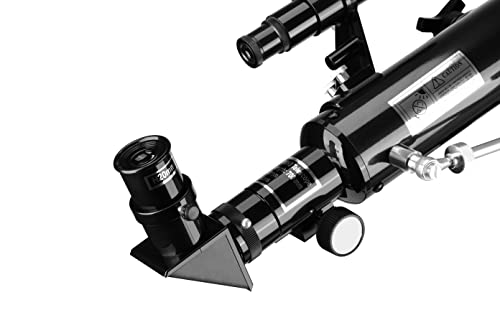 Image of Coleman 700mm x 60mm Refractor Telescope (35x-525x) Kit with Heavy-Duty Carrying Case - Metallic Charcoal Gray