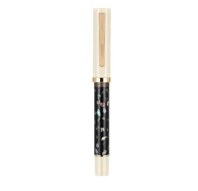Écriture élégante sans fatigue avec le stylo-plume en bois PURYN lavande à pointe fine F