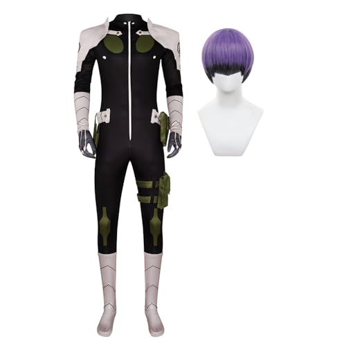 Anjinguang Soshiro Hoshina - Costume da cosplay a tema anime, tuta da combattimento, Kaiju n. 8, uniforme per Halloween, da donna