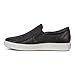 ECCO Women's Soft 7 Woven Slip On 2.0 Sneaker, Black, 7-7.5