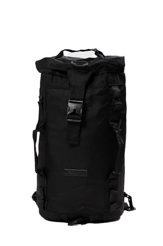 Image of Fuaark 40L Dual Force Hybrid Heavy Polyester Duffle Bag Black