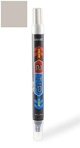 ColorRite 2Tip for Jaguar All Automotive Touch-up Paint - Oyster Metallic Clearcoat 751/SDE - Color-and-Clearcoat Package