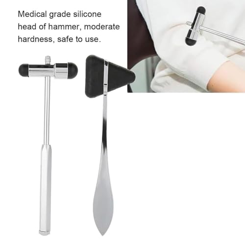 5 Stück neurologisches Reflexhammer-Set, Edelstahl-Percussion-Werkzeuge für professionelle Untersuchung des Nervensystems