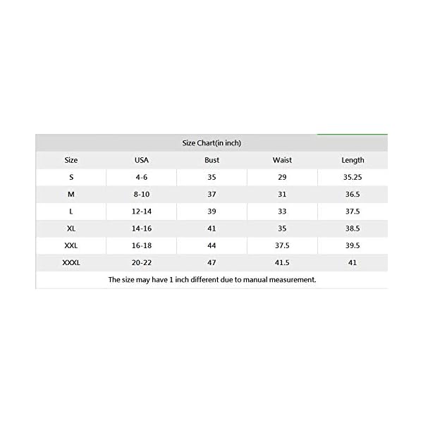 UGUEST Women Long Sleeve V Neck Dress Floral Mini Swing Party Wedding Dress with Belt Charcoal Red L