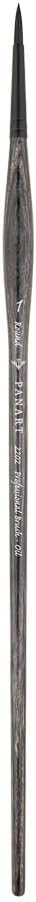 Pan Art Filbert Brush, Wood/Metal, Brown, No.1