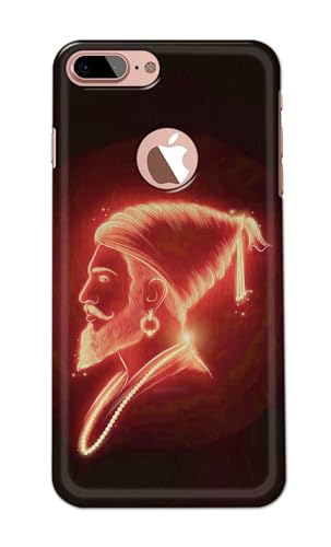 Image of PRINTFIDAA Printed Hard Back Cover Case for Apple iPhone 7+ Plus Logo | iPhone 8+ Plus Logo Back Cover (Chatrapati Shivaji Maharaj) -112